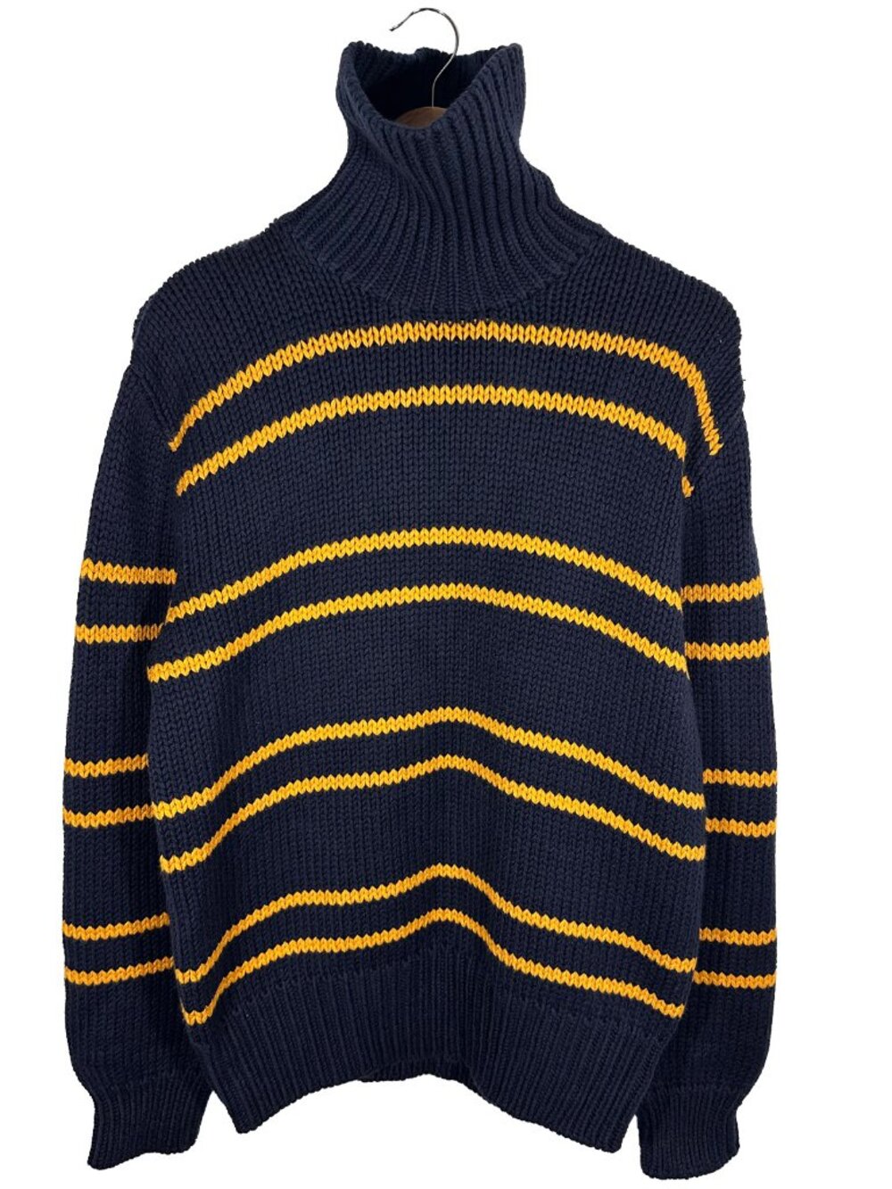 Rare Vintage Polo Ralph Lauren Chunky Knit Wool Blend Turtle Neck Sweater